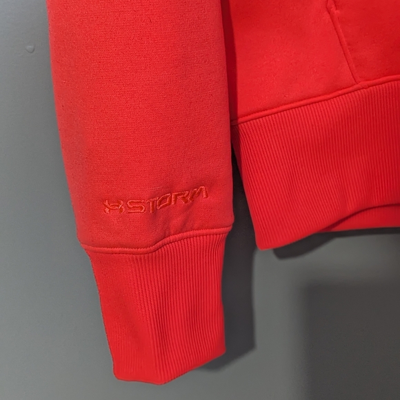 Under Armour Cold Gear Storm Water Resistant Women's‎ Small Neon Pink Hoodie - Picture 4 of 7